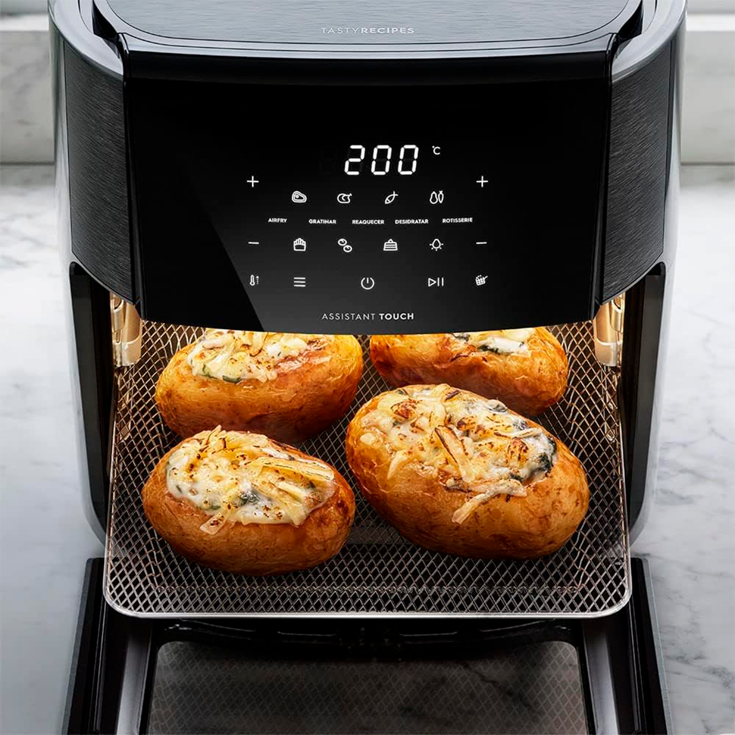 Fritadeira Elétrica Air Fryer Electrolux Eaf90 12L 1700W Fritadeira Elétrica Air Fryer Electrolux Eaf90 12L 1700W